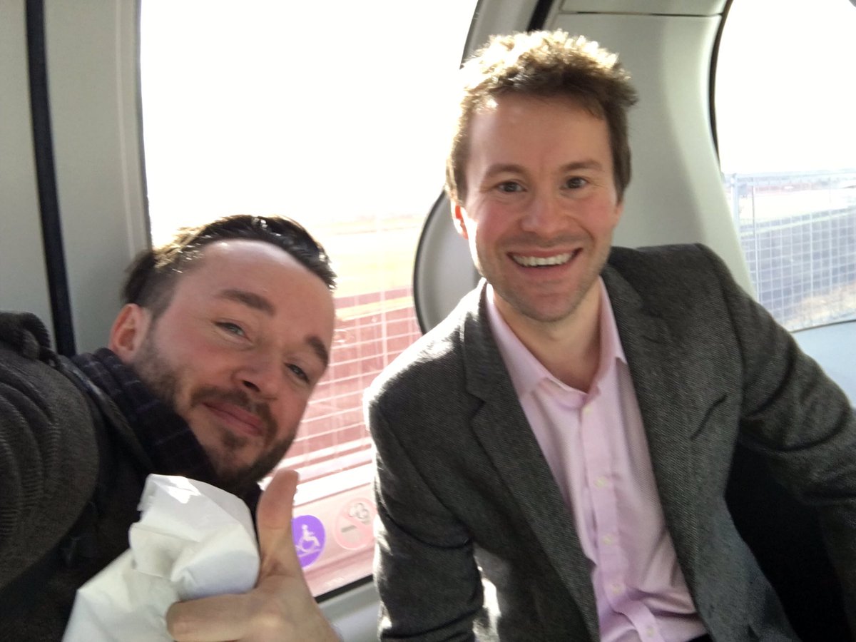 mlukowski's tweet image. On T5 Pod on the way back from a customer meeting #FourthFun