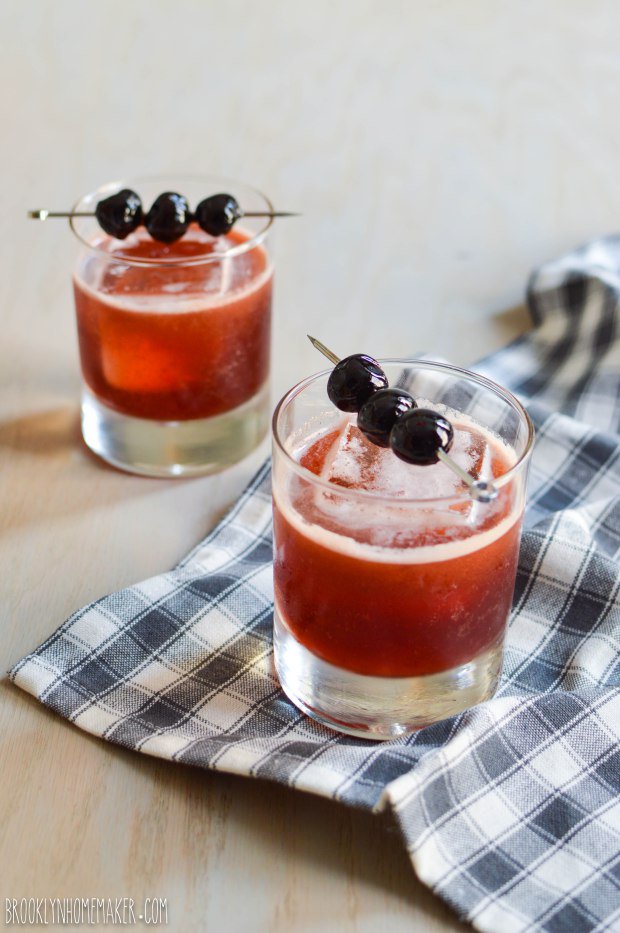 BKHomemaker's tweet image. wp.me/p43qft-1Ys If you love those jammy little cherries in your Manhattan glass, you'll love this Jam-Hattan made with cherry jam!