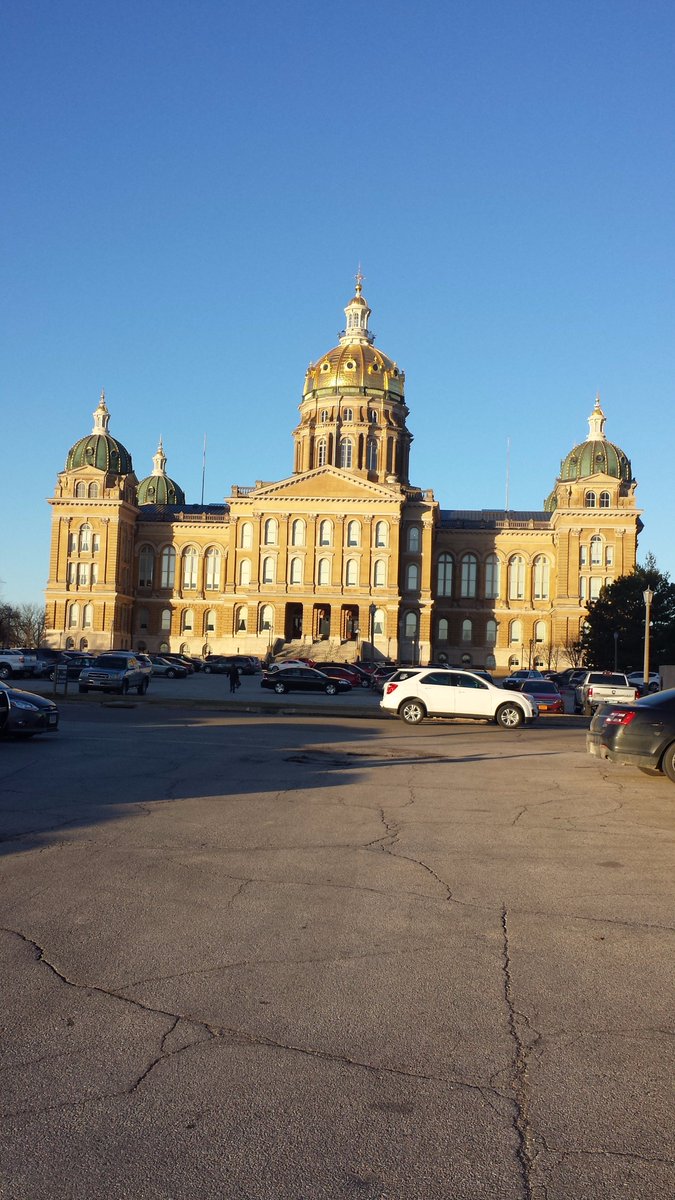 OTStevenB's tweet photo. Back to the Iowa Capitol yesterday for more advocacy for OTs in rural Iowa @IowaOTassoc #OccupationalTherapy #workforceshortage #drakeotd https://t.co/3KXObQqL3y