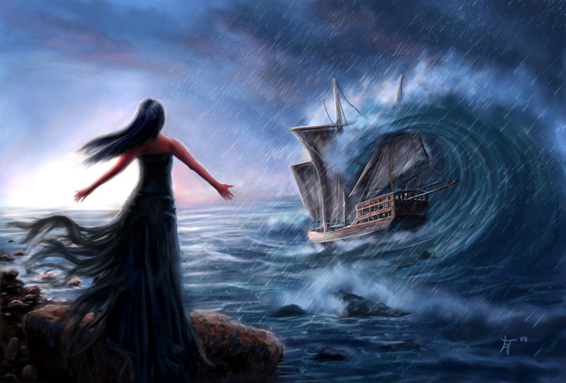 MythoSense's tweet photo. The #Sirens were dangerous creatures, who lured #sailors with their enchanting music to #shipwreck on a rocky coast.
#MythoSense https://t.co/eOwLcvxvuN