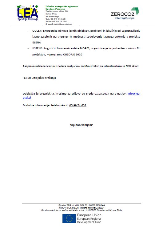 Vabljeni na delavnico URE in OVE - tehnologije in financiranje, 7.3.2017 v Grand hotel Primus na Ptuju! #zeroco2project #interregeurope