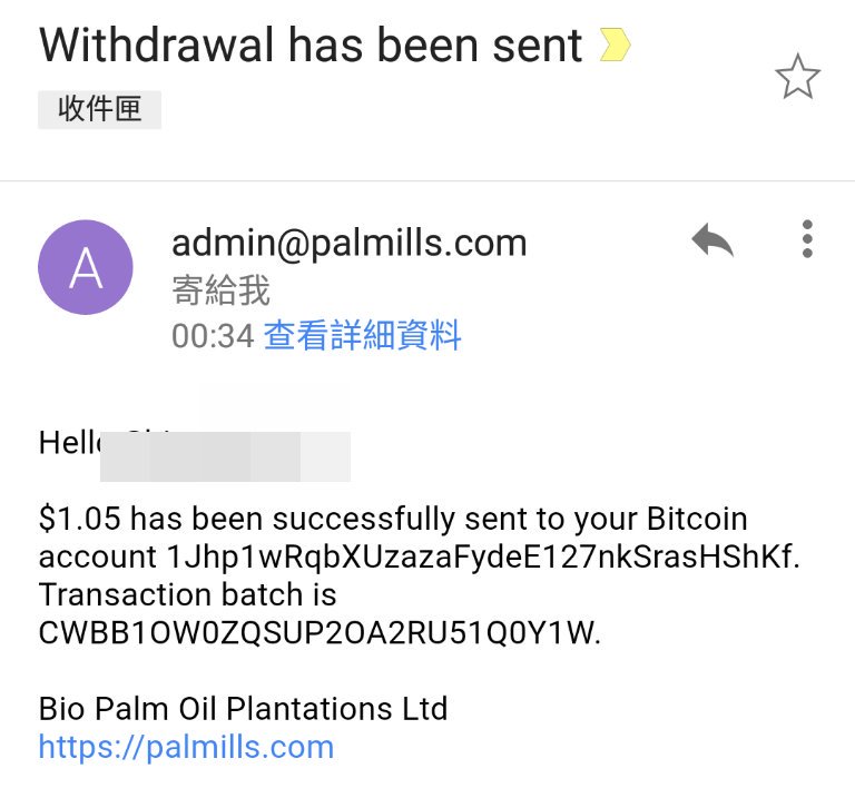 hyipinbitcoin's tweet photo. Palmills 提現證明

https://t.co/VXb7PeEF2e

#ビットコイン #比特幣投資  #比特幣 #bitcoin #palmills https://t.co/MYwQjQIjdt