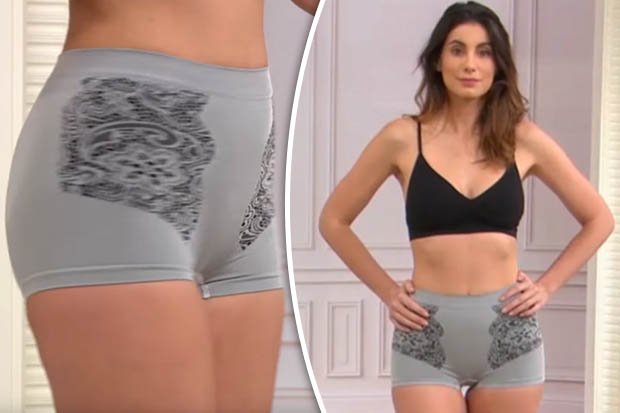 QVC model flashes camel toe in accidental wardrobe malfunction on live TV. ...