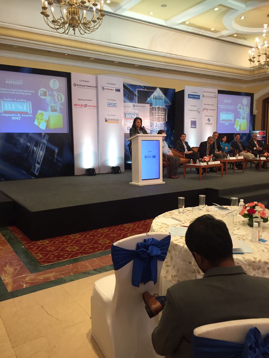 StreeboMobility's tweet photo. Glimpses from today's event ' India's Leading BFSI Companies 2017' ; CEO Speak, #productdemo, panel discussion n more #BFSI2017 #Mobile https://t.co/SFQNxwWaY0