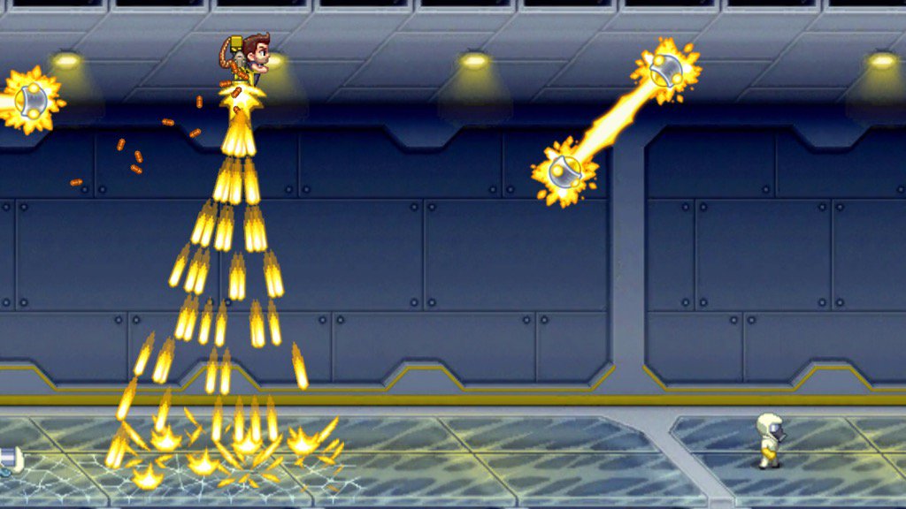 joshuabaird's tweet photo. I just flew 360m in an explosive game of #JetpackJoyride on iPhone. Beat that! https://t.co/iV0GsF9WnF