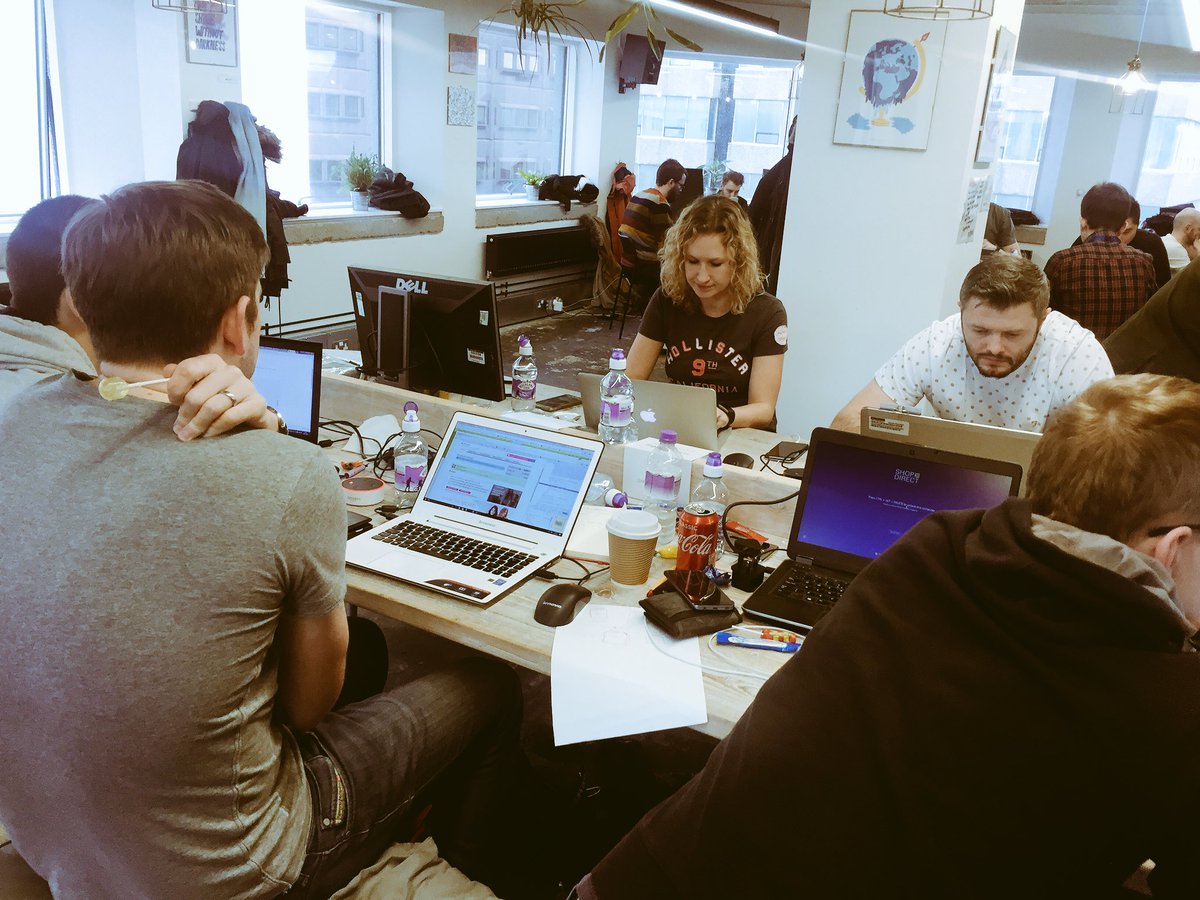 VeryUX's tweet photo. There are some great ideas being worked up. Some of the teams are hitting the streets with prototypes already. #sdhack https://t.co/5apbClc0Zt