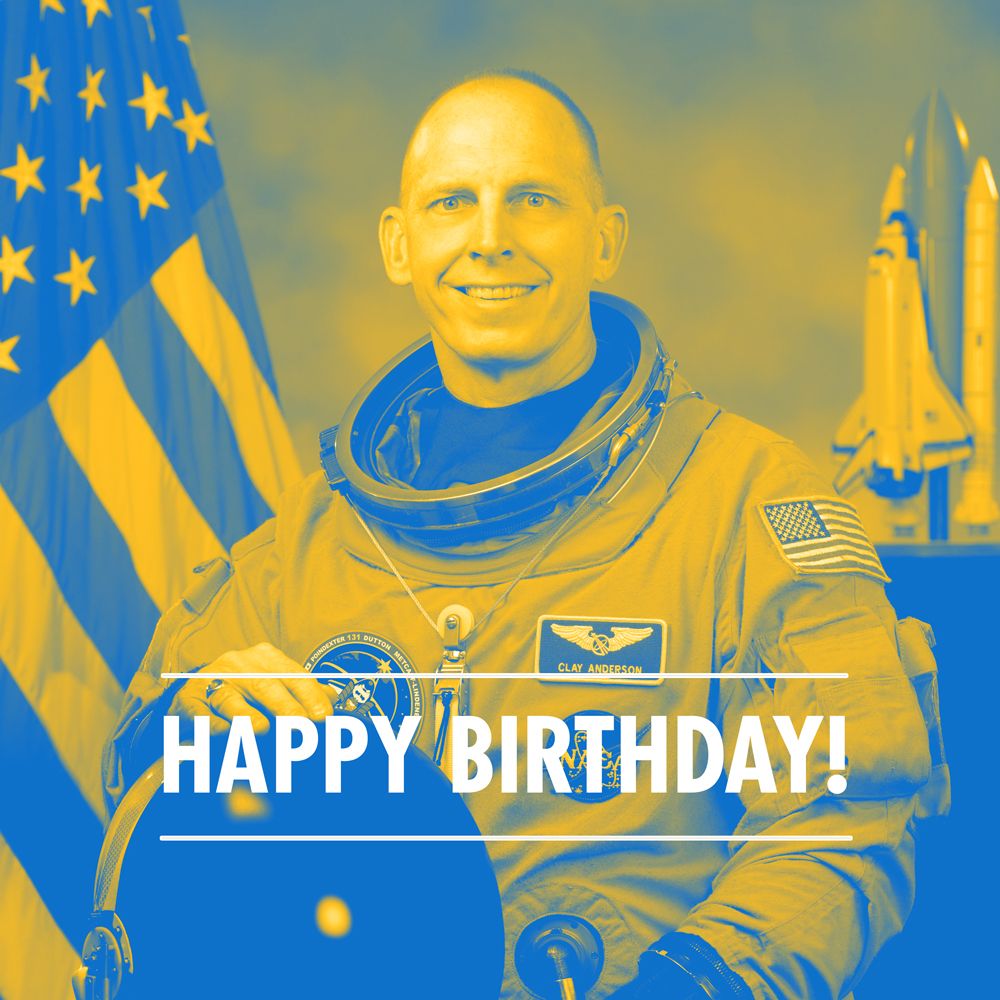 Happy birthday to our very own Nebraska astronaut, Clayton Anderson! 