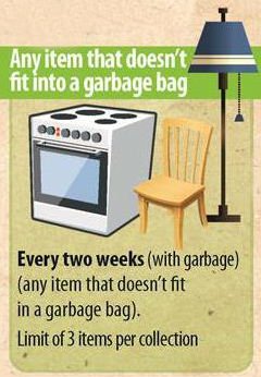 WasteWR's tweet photo. Starting March 6, there will be a limit of three (3) bulky items including appliances every second week. Are you ready? https://t.co/ya31zKXJhM