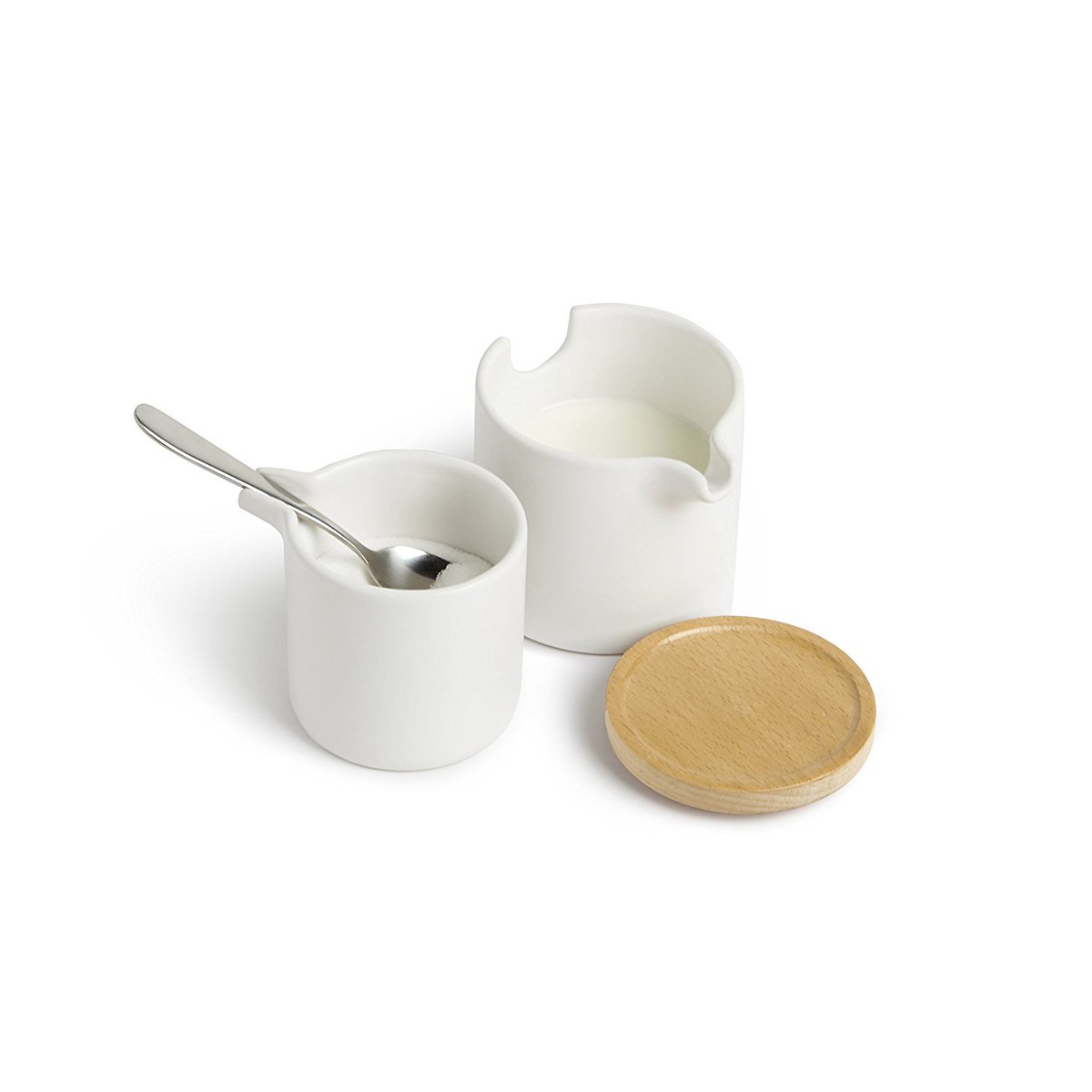 Cleverly designed 'Savore' cream &amp; sugar set by Moe Takemura for <a href="/umbra_ltd/">Umbra</a>  #ToYearnFor bit.ly/2l3mkr3