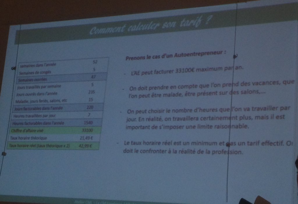 LaFolleAgence's tweet photo. Comment calculer son tarif ? #ateliercml #freelance https://t.co/rdyQ9XgWO8