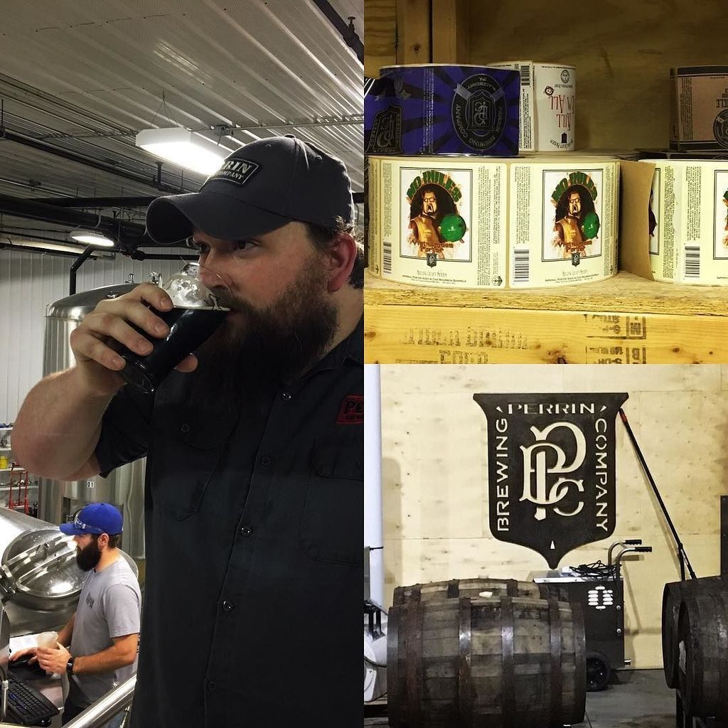 boboradoan's tweet photo. Touring Perrin Brewing Co. today with head brewer John Stewart #GRbeerweek #WinterBeerFest https://t.co/An0RdMW06B https://t.co/Zhd0GJeMrN