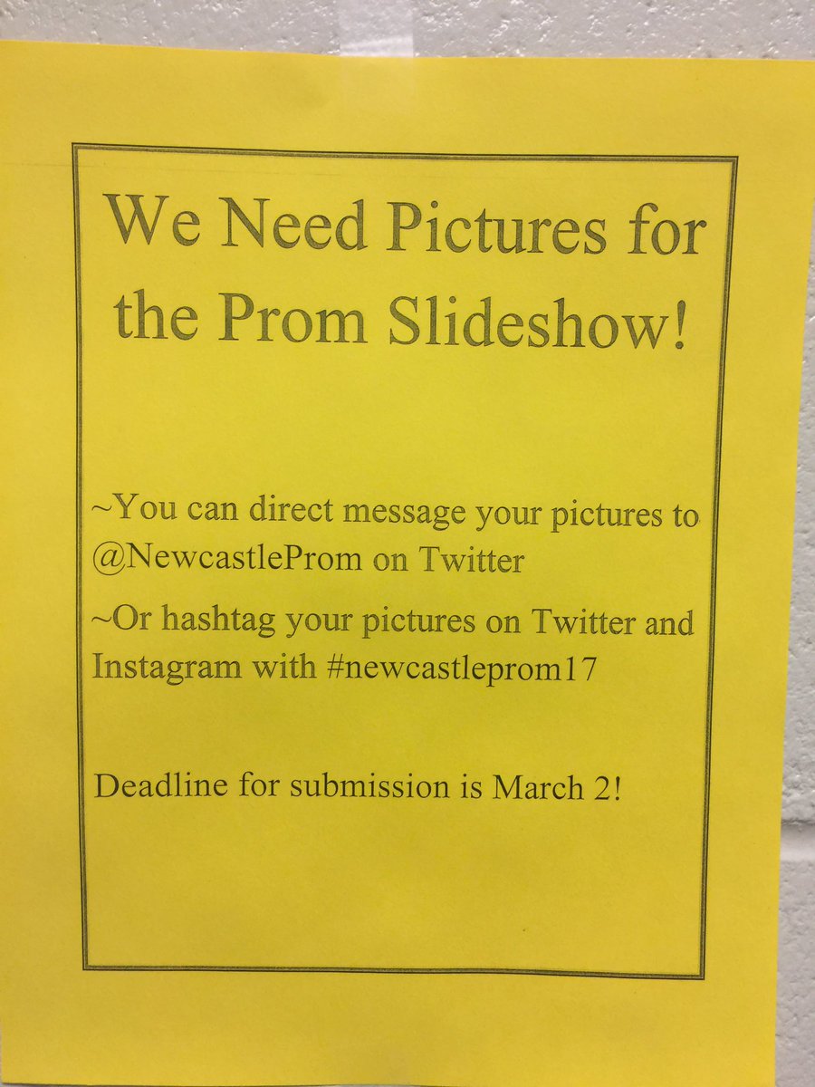 NewcastleProm tweet picture