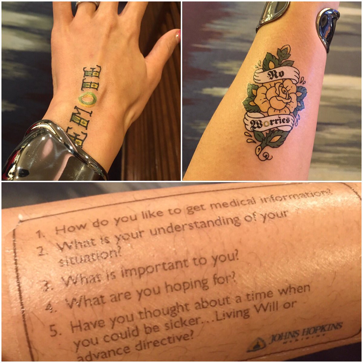 DrsimranM's tweet image. #TBT to my awesome tattoos from hpm16. What do the new ones look like? #hpm17