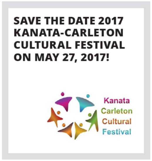 2017 #Kanata Carleton Cultural Festival Come out May 27 to celebrate Canada's 150th at a full-day, free festival! bit.ly/2mpCv38