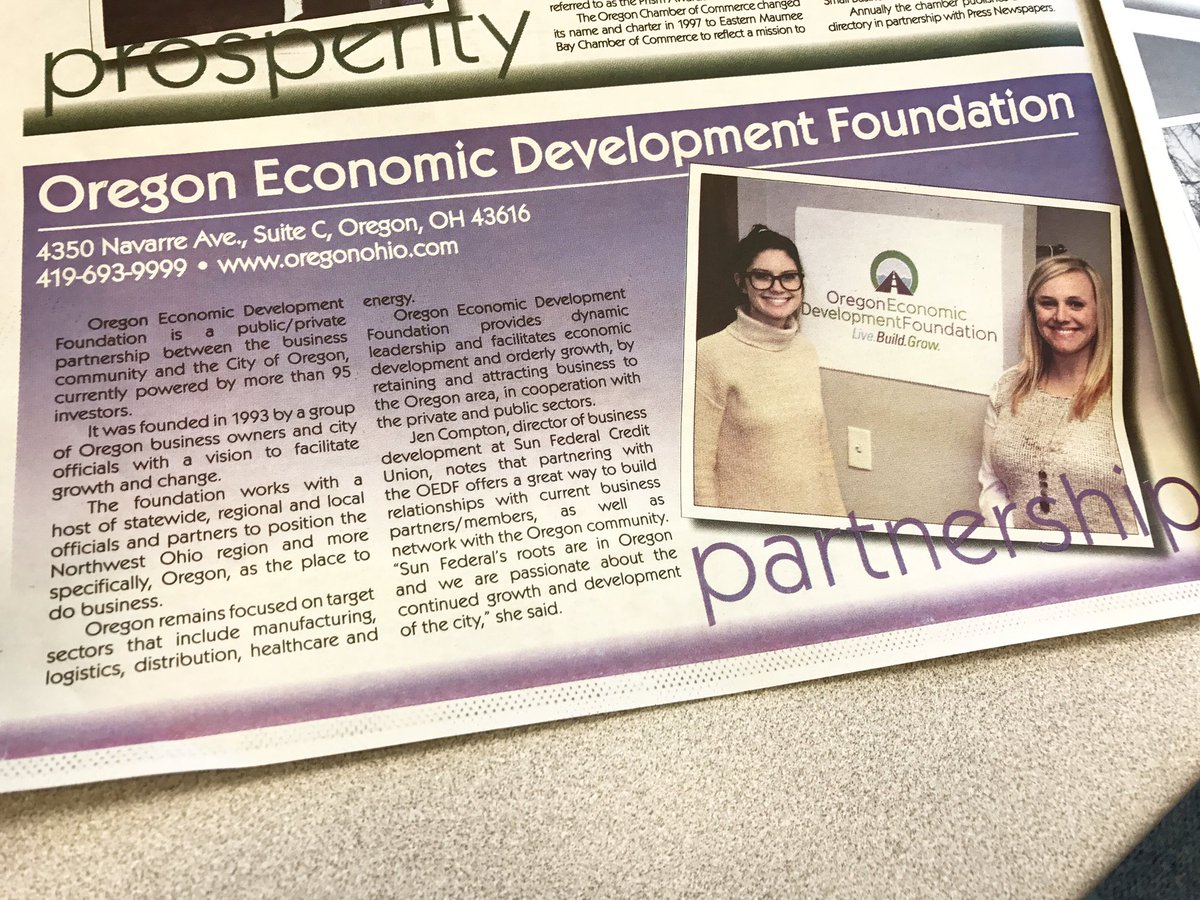 OregonOhio's tweet photo. Check us out in @pressnewspapers Get to Know Local section! We love this community and the businesses in it! #livebuildgrow #oregonohio https://t.co/T0VHzlnRyf