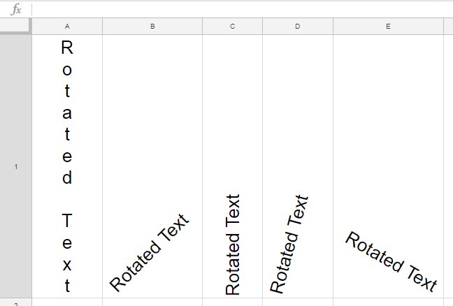 bethbarwick's tweet photo. So glad we can rotate text now in Google Sheets! ---Format,Text Rotation #GoogleEDU #gsuiteedu #pjfmsprograms https://t.co/EGHRab7JOw