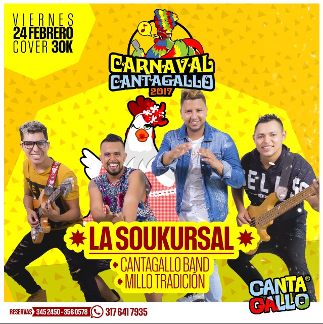 cantagallobar's tweet photo. Mañana viernes de carnaval agendate con nosotros 📒🎭💃🏻 https://t.co/2VSZA1eFWv