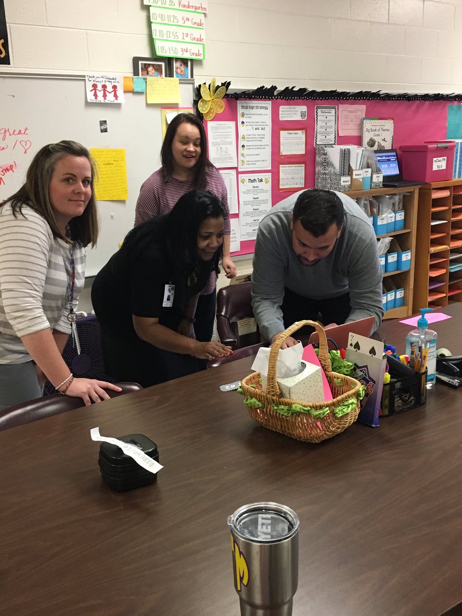 HHES_ICs's tweet photo. Admin and teachers doing #breakoutedu #hhes https://t.co/qVSuvaEPY2