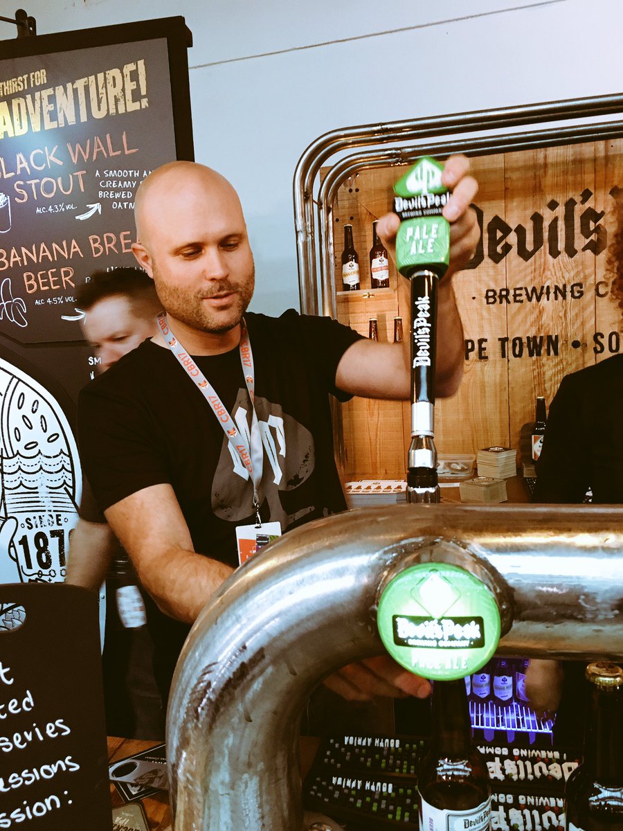 DevilsPeakUK's tweet photo. JC and the team are here @craftbeerriseuk... Oh, and so's our #ExplorerRange... #MicDrop🎤

#CBR17 #DevilsPeakUK https://t.co/ihuuaWtyJy