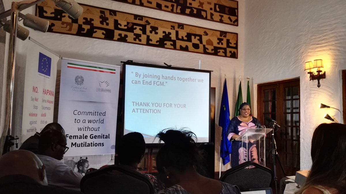 EUinTZ's tweet photo. 'If we come together I believe we will #EndFGM ' concluded Hon. Fatma Toufiq @ItalyinTanzania @Plan_tanzania @cdftz https://t.co/pgpSO3u08k