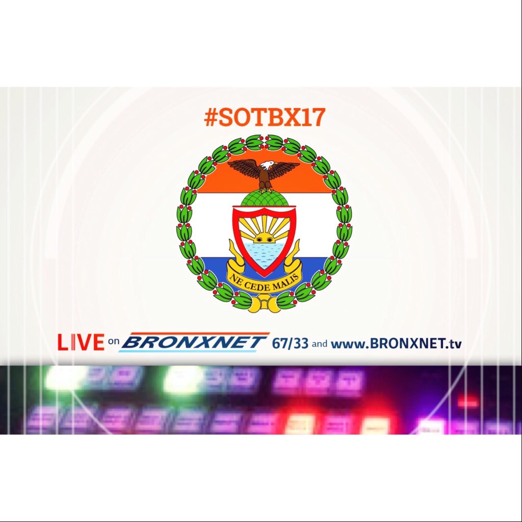 #Bronx #BoroughPresident <a href="/rubendiazjr/">Ruben Diaz Jr.</a> delivers the #SOTBX17 from #JFK #HS #LIVE on <a href="/BronxnetTV/">BronxNetTV</a> 67/33 bronxnet.tv #TODAY 11:30am