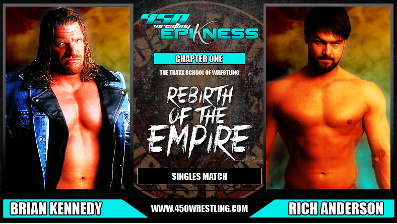 _450WRESTLING_'s tweet photo. Brian Kennedy faces off against Rich Anderson in a return bout from #TheAwakening at #Epikness. Who do you think will win? https://t.co/xslxgRRM2r