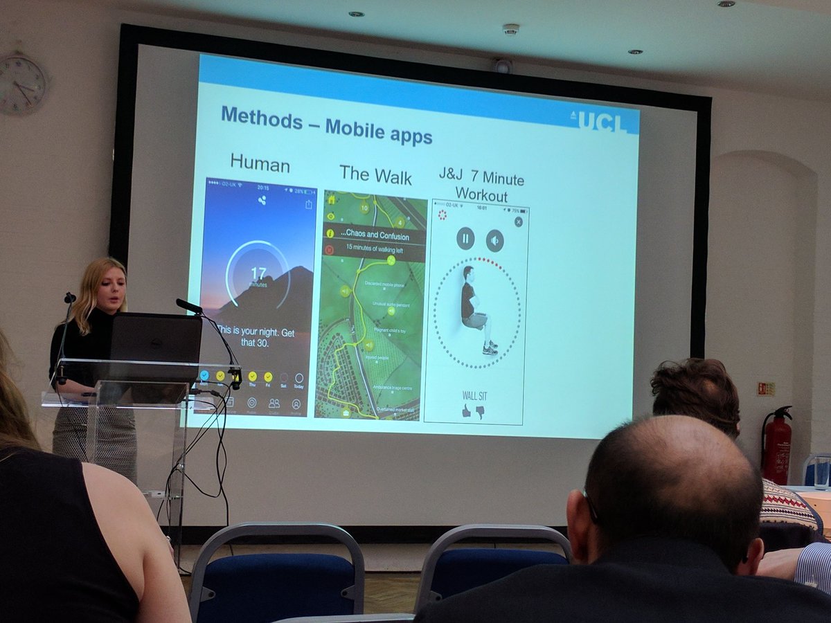 DrRosieW's tweet image. Roberts reporting a qual study of cancer survivors' experiences of publicly available physical activity apps
#cbcconf17