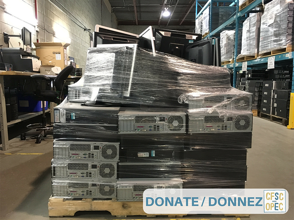 CFSC_OPEC's tweet photo. Put your #usedtechnology to good use! https://t.co/LtJpd4uhKg / Faites bon usage de vos ordinateurs usagés! https://t.co/srUdmBUpRV https://t.co/8C7bFS8sOw