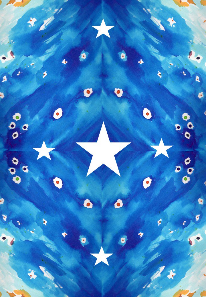 Valetherapist's tweet image. Eternal #stars koh I noor mixed with digital media by #loupageart
