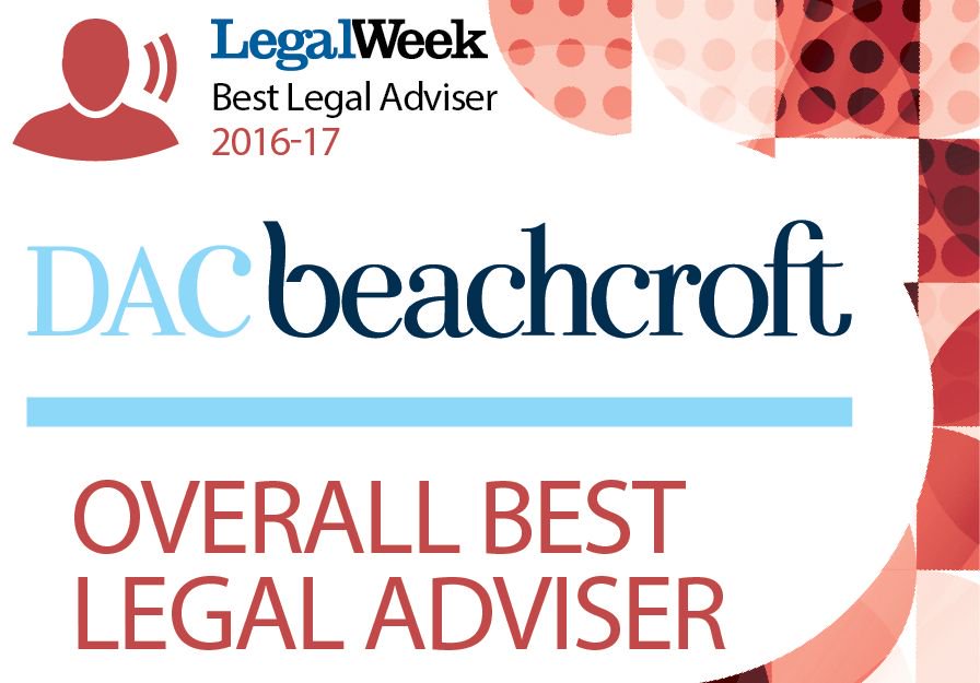 DACBeachcroft's tweet photo. We are 'particularly sensitive to client deadlines &amp; service requirements', according to @LegalWeek's Best Legal Advisers Report 2016-17. https://t.co/PU61fNvt9i