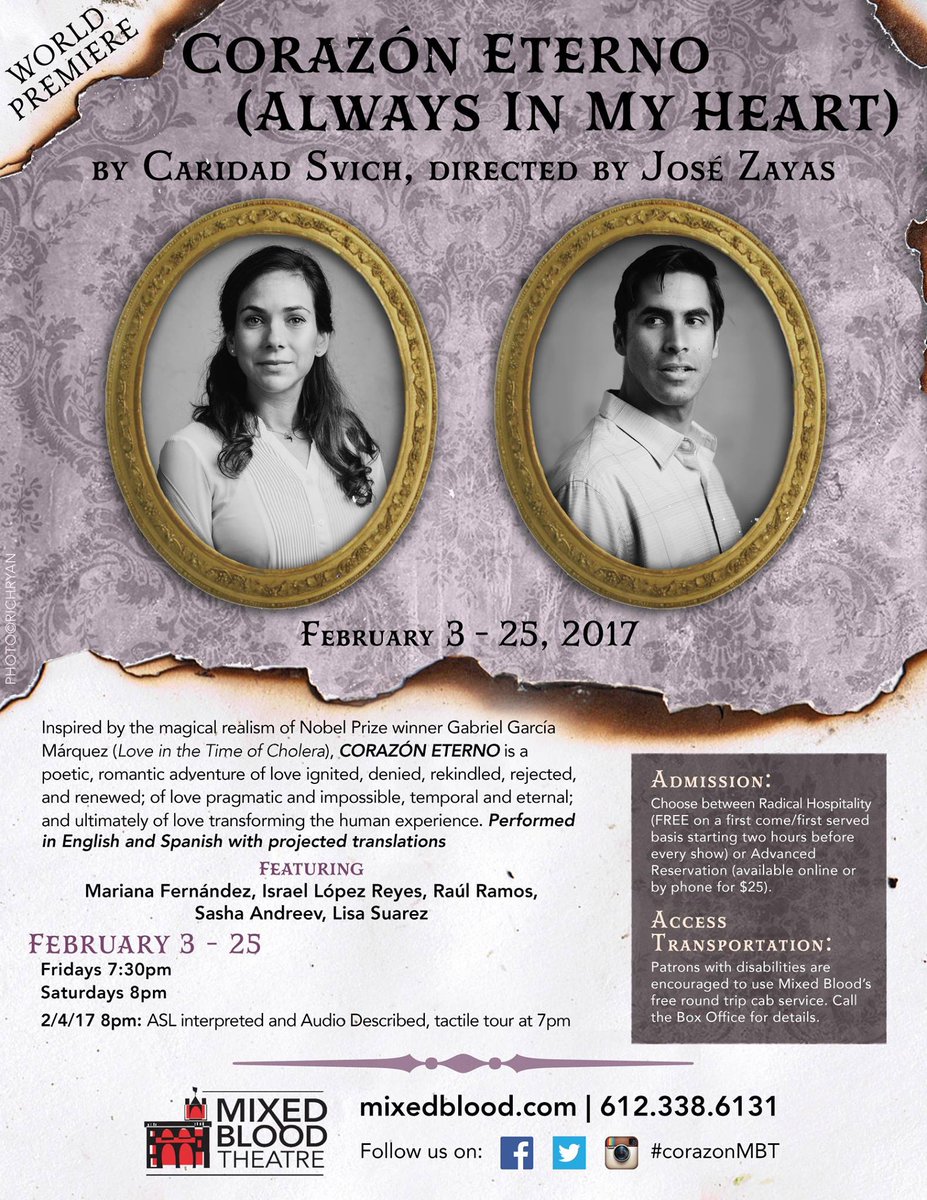 mixed_blood's tweet photo. “@LISAntoTx is utterly charming...brings wit, heart, &tender passion 2her role, & she's an absolute joy 2 watch”-Compendium #CorazonMBT https://t.co/iJa9a0Jh7F