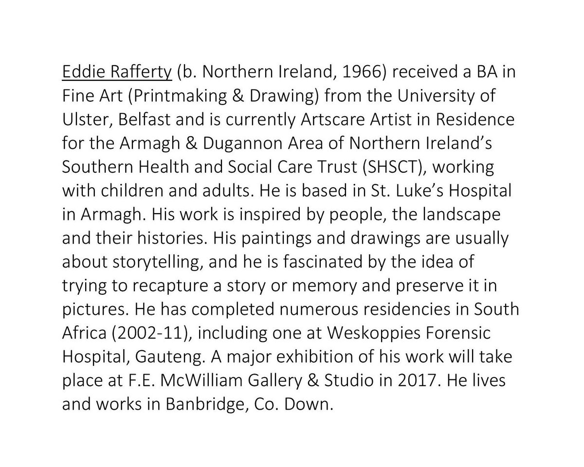 LACUNAE_INFO's tweet photo. Eddie Rafferty is LACUNA [ 04 ] artist #8 - his work in the show is inspired by time spent on institutional residencies in South Africa: https://t.co/s8QgY1b06c