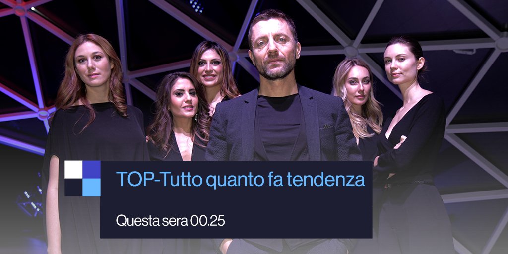RaiUno's tweet photo. Torna #TOP - Tutto quanto fa tendenza 👠
DOPO @Ballando_Rai 👉 #Rai1 
@AngeloMellone https://t.co/Er04N8lQiL