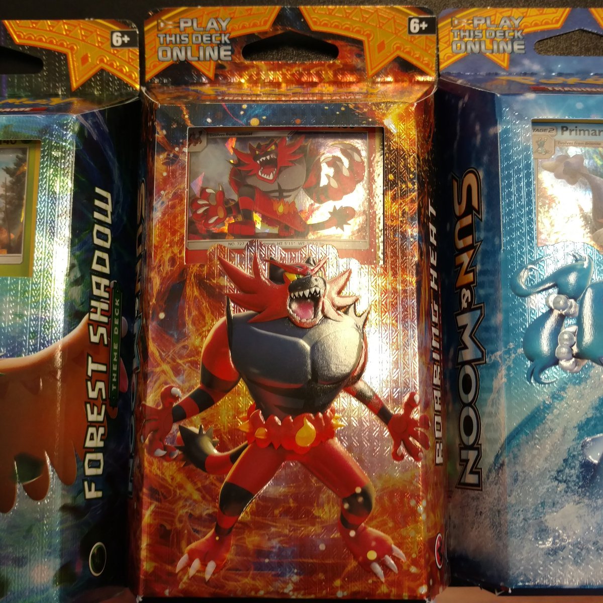 QCBfun's tweet image. Pokemon Sun &amp;amp; Moon theme decks available at the QCBfun Store!  Ready to play 60 Card deck!  Tournament Sat at 1pm #QCBfun #comeandplay