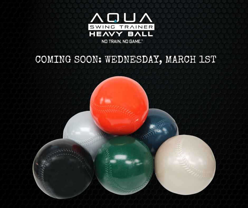 AquaSwingTrain's tweet image. Aqua Swing Trainer Heavy Ball 6-packs become available on Wednesday, March 1st! 
#baseball #softball #swingtraining