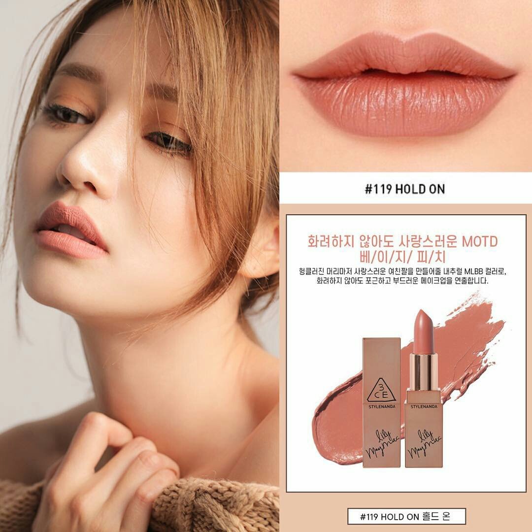 IMooktida1434's tweet photo. 3ce x Lily Maymac Matte Lip 3 สี 720. #อยากสวย #ลิป #พรีออเดอร์ #เกาหลี #ลิปสติก #HowtoPerfect #howtobeauty #ripไอดอ https://t.co/kPoj9mZ8oT