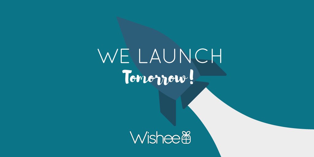 WisheeGifts's tweet photo. We're launching tomorrow! You still have time to sign up at https://t.co/2DOPuUq8Fh to get your place on the beta program #Wishee #StartUp https://t.co/OIjvUgmRtK