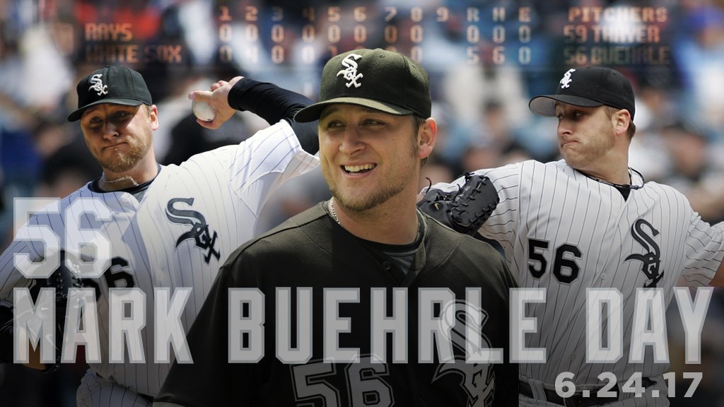 Chicago White Sox on X: The White Sox will honor Mark Buehrle on June 24th  by retiring his #56 jersey during a special tribute before first pitch.   / X