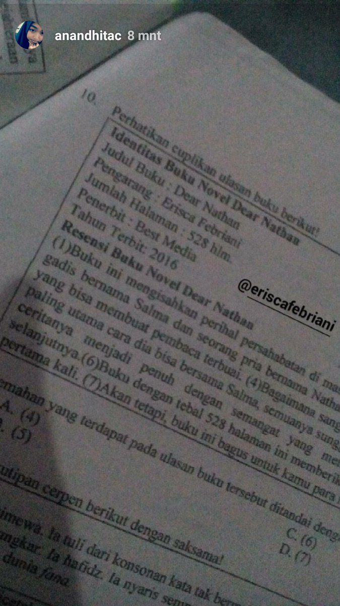 Dikirimin pembaca, DN masuk jadi soal pemantapan ujian. Kalau gini mah semangat ngisinya ya haha 😂