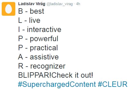 CiscoTechComm's tweet image. Here's the #iPad winning tweet from booth #SuperchargedContent at #CLEUR for Day 4. Congrats, @ladislav_virag.
