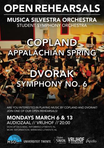 peterbogaert's tweet photo. Open rehearsals Musica Silvestra Student orchestra of @UTwente on March 6th and 13th! @VrijhofUTwente @UTNieuws @ApolloUtwente @TinekeG https://t.co/GS5WhSF2ei