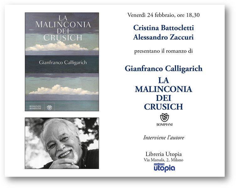 FridaSciolla's tweet photo. Domani La #malinconia dei Crusich #saga #novecento #epica #padri #romanzo storico #calligarich https://t.co/iiyBkWT9HL