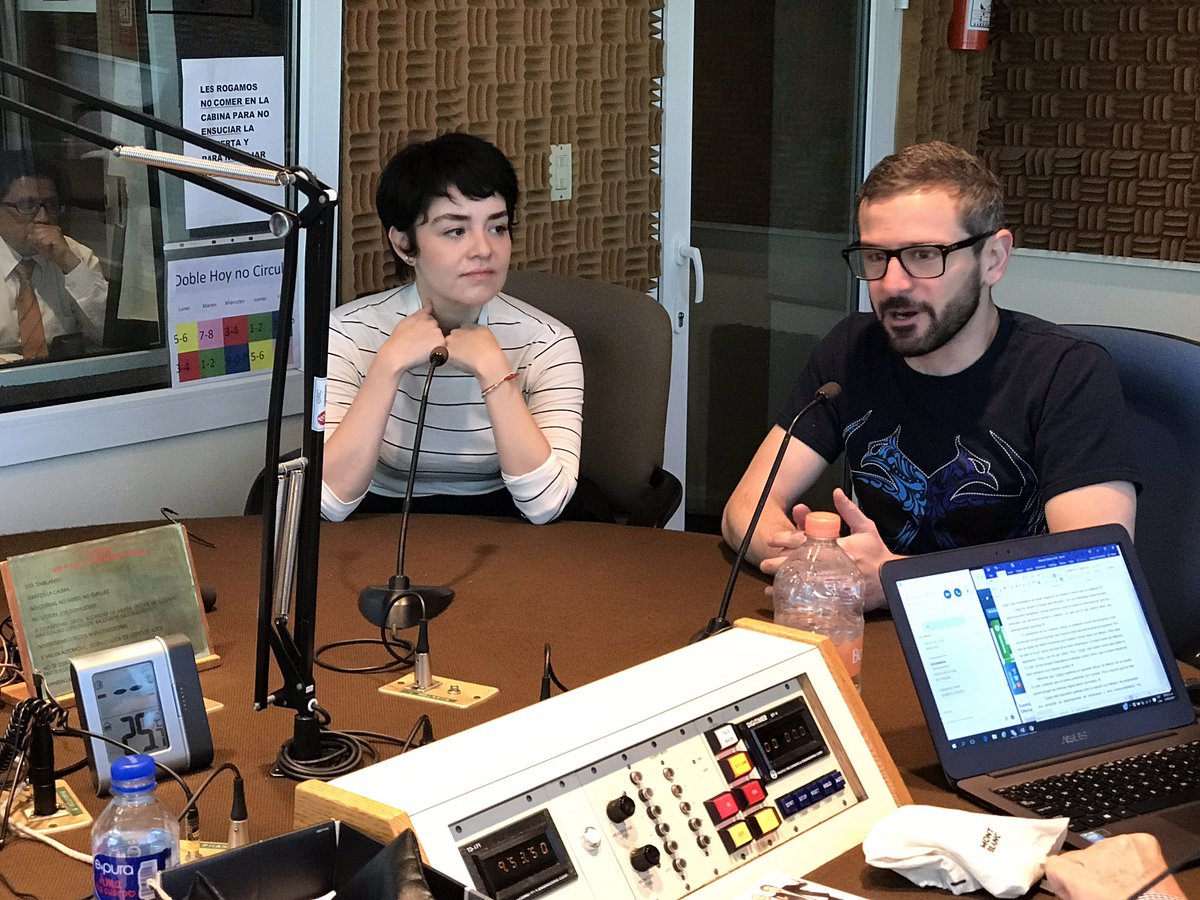 laoctavadigital's tweet image. @FernandaTosky y @luisromano1 en #Escenarios #RedFM921 hablan de #RotterdamMx con @EDOGARUM y @SergioyLupita
