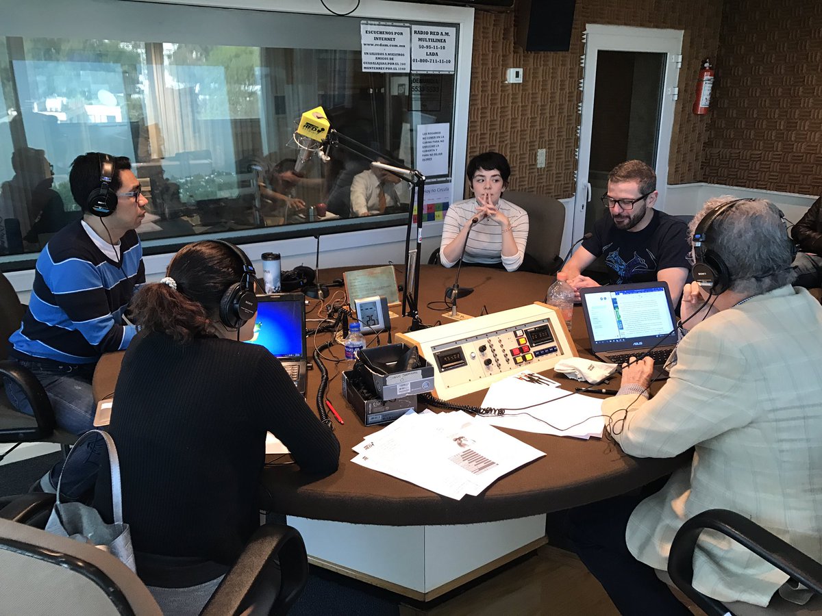 laoctavadigital's tweet image. @FernandaTosky y @luisromano1 en #Escenarios #RedFM921 hablan de #RotterdamMx con @EDOGARUM y @SergioyLupita
