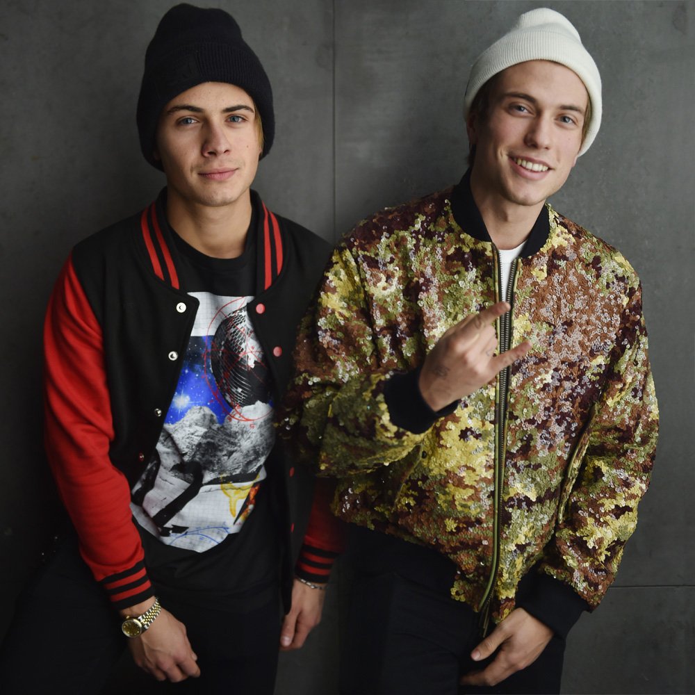 Dsquared2's tweet image. Italian duo @Benji_Mascolo and @Fedefederossi attending yesterday's #Dsquared2 party at Volt Club for #MFW ⚡️ #D2GETHER