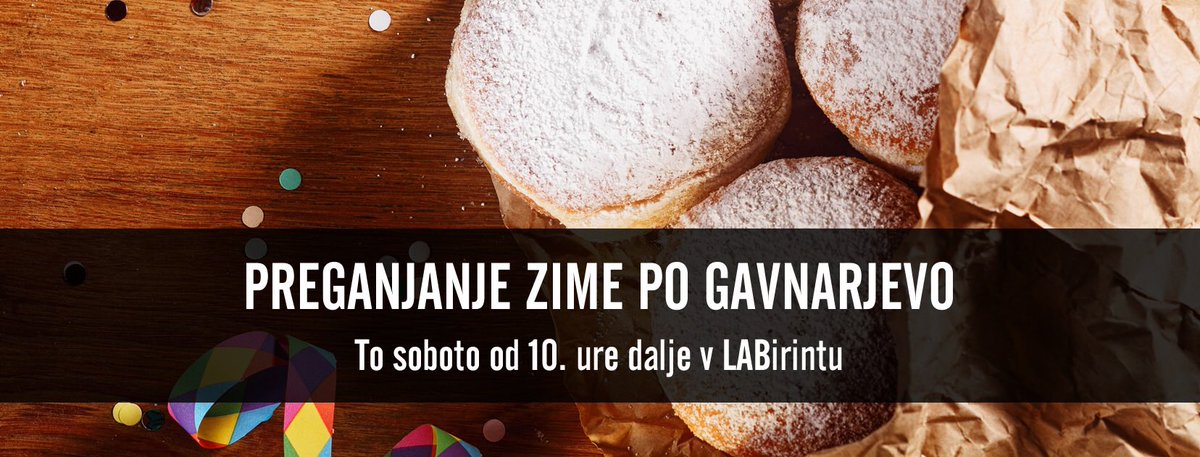 LABirint_slo's tweet photo. Preganjamo zimo z Gaunarjevimi zvarki. Pokažimo zimi zobe. Topli zvarki, hladne epruvetke, smešne cene... Pridruži se nam na terasi... https://t.co/5V1AMNf0o1