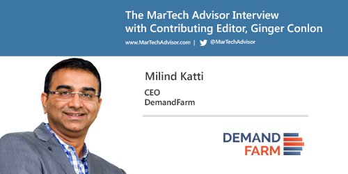 MarTech_Old's tweet photo. #Video #QnA:Watch #CEO @milindkatti @DemandFarm discuss how #KAMtech propels #sales w/ @customeralchemy https://t.co/NzsJaRLVHA https://t.co/1RIgyjg3hm