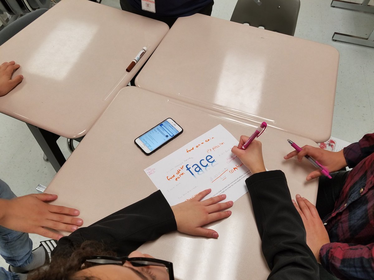 STM_AVID's tweet photo. @SterlingMiddle1 AVID Ss participate in a round robin activity to learn about #polysemous words @nancylatour @ScienceAtSTM https://t.co/5a21ngUjwb