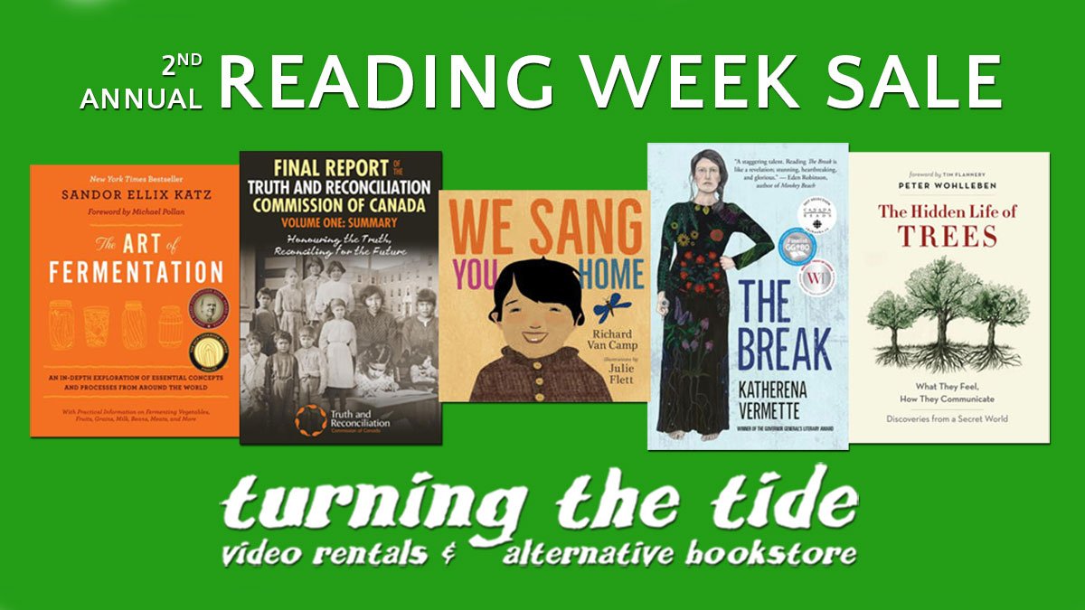 TtTBookstore's tweet photo. Lots of time to get in on our #ReadingWeekSale. At least 20% off almost everything at our #YXE #YQR locations and at https://t.co/eKr9izAH8u https://t.co/ykQuJBiO24