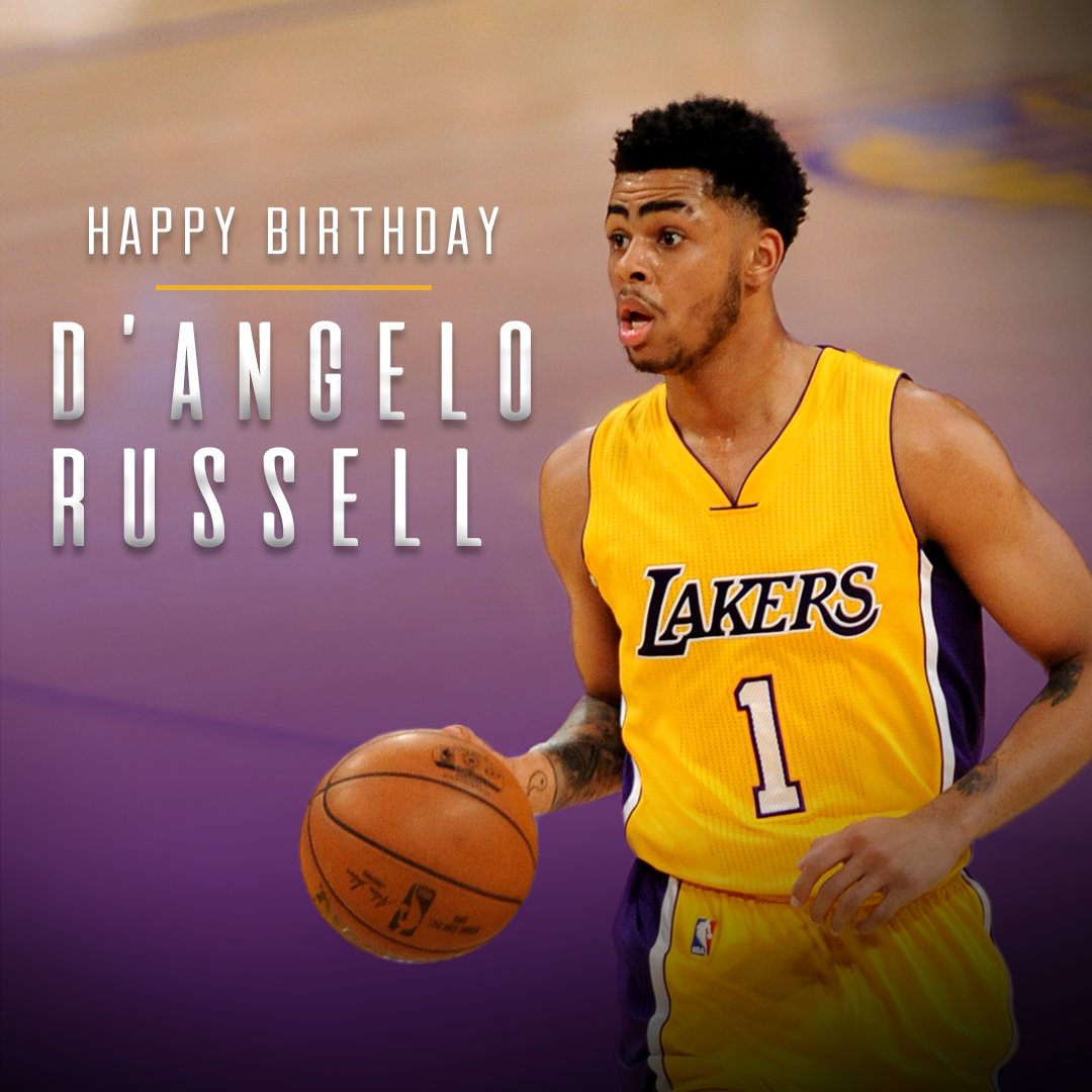 Happy 21st Birthday to guard D\Angelo Russell! 